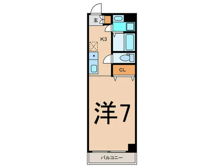 エヴァーグラス旭川 5階階 間取り