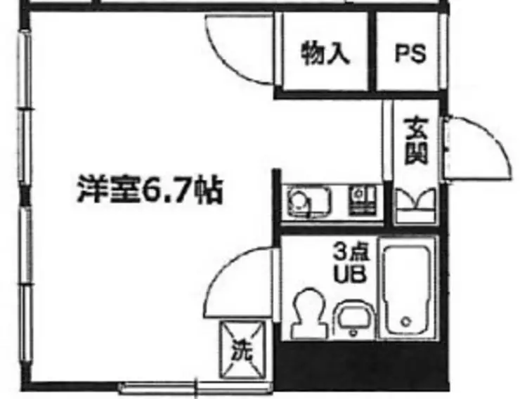 ヴィラクレイドル 3階階 間取り