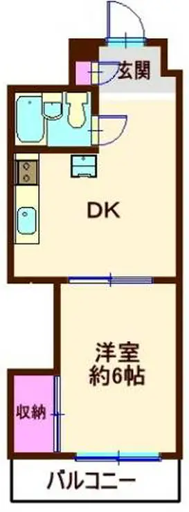 NSKハイツ大口 2階階 間取り
