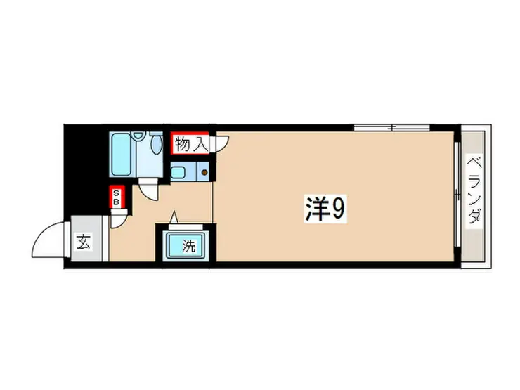 エルニド久米川 4階階 間取り