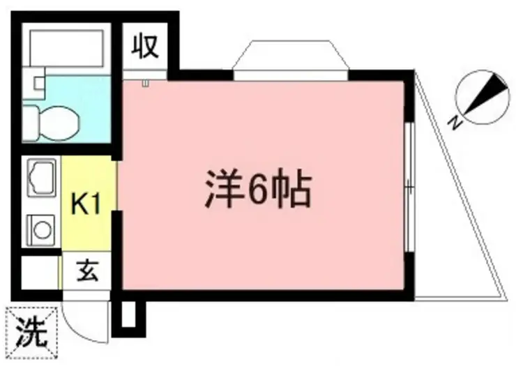 はっぴーはいむ緑ヶ丘 1階階 間取り