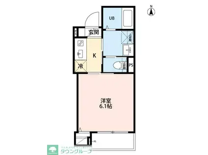 ROBOT HOME 千住大橋(1K/2階)の間取り写真