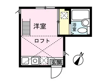 ビリオンハーバーIII(ワンルーム/1階)の間取り写真