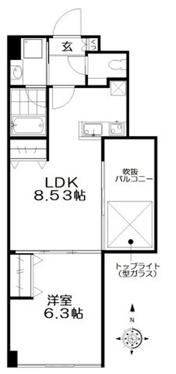 ラフィナート嶋 4階階 間取り