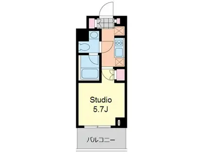 エスティメゾン千石(1K/3階)の間取り写真