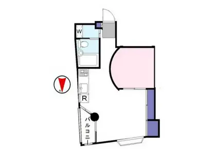 JLBグランエクリュ市谷加賀町(1LDK/4階)の間取り写真