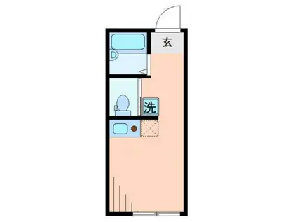 エルプレミア梅島(ワンルーム/2階)の間取り写真