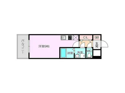 アドバンス新大阪3(ワンルーム/4階)の間取り写真