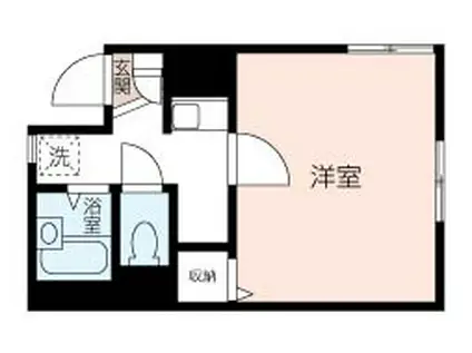 メゾン加藤II(1K/1階)の間取り写真