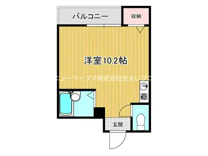 エム アンド エム タチバナ(ワンルーム/1階)の間取り写真