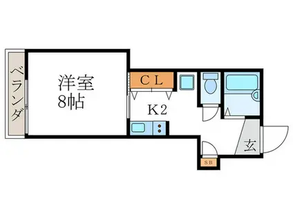 マ・メゾン(1K/3階)の間取り写真