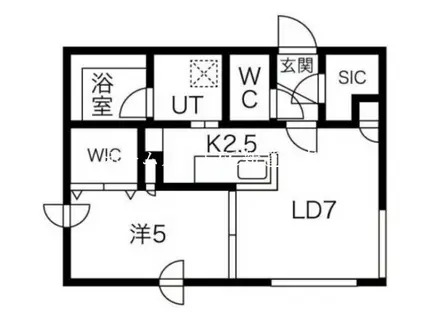  ALICE アリス (1LDK/3階)の間取り写真