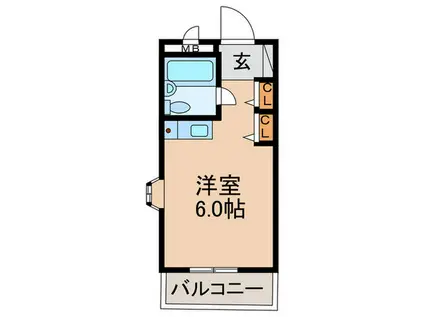 アパ-トメントハウスNN(ワンルーム/3階)の間取り写真