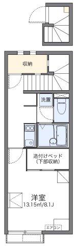 レオネクストグランドゥールパル(1K/2階)の間取り写真