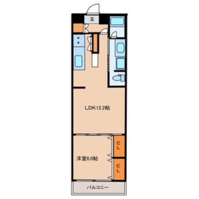 ZCO並木ビル1ST(1LDK/3階)の間取り写真
