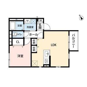 横浜市鶴見区駒岡4丁目工事(1LDK/3階)の間取り写真
