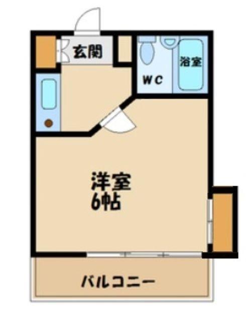 アネックス国領(1K/3階)の間取り写真