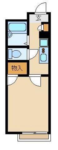 レオパレスゼルコバII(1K/3階)の間取り写真
