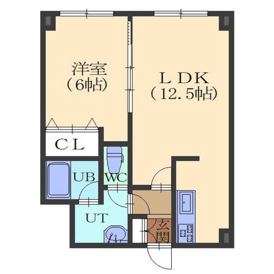 AVANT・GARDEIII(1LDK/2階)の間取り写真