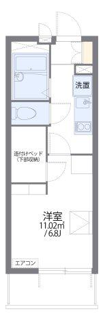 レオパレス千林(1K/3階)の間取り写真
