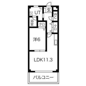 ベルコートMYA(1LDK/3階)の間取り写真