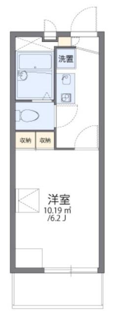 レオパレスエアフォルク(1K/3階)の間取り写真
