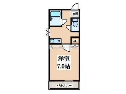 サンライズ小阪(1K/5階)の間取り写真