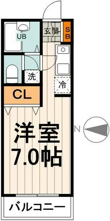 ピアロード大島 3階階 間取り