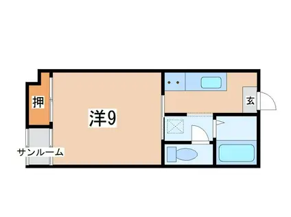 YSビル(1K/4階)の間取り写真