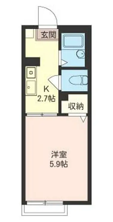 リリーヒル 1階階 間取り