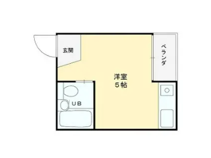 トマトハイツ菱屋西(ワンルーム/2階)の間取り写真