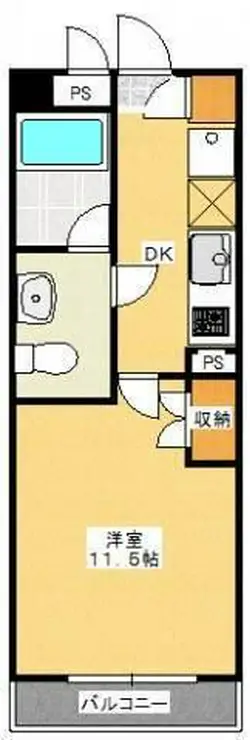 カーサ・ドマーニ 4階階 間取り