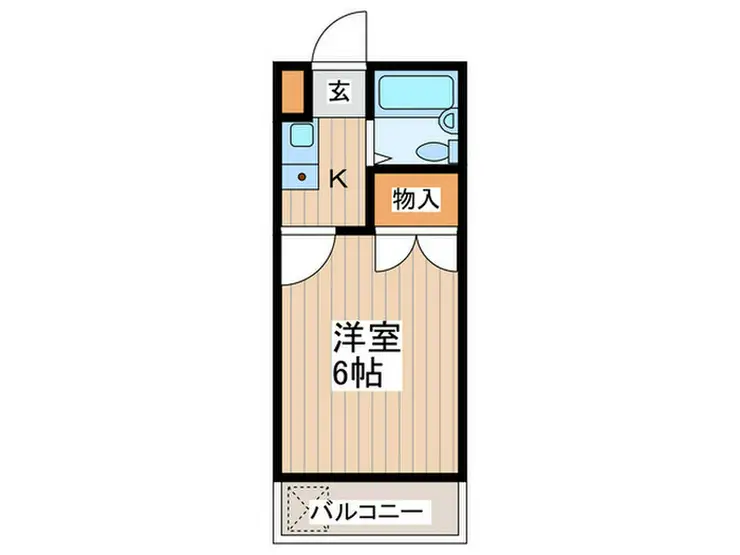 エピソードI萩山 2階階 間取り