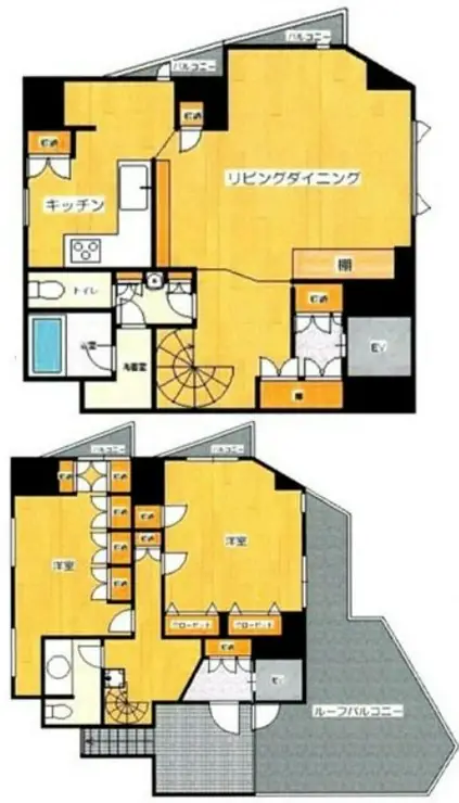エスパスデパール 4階階 間取り