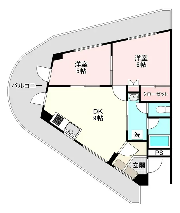 伊之崎ビル 5階階 間取り