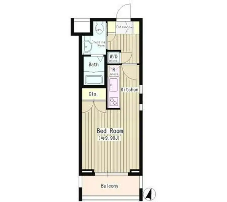 フォーフロント 2階階 間取り