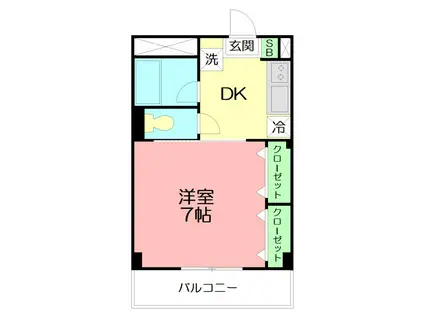 MI VOL.2(1K/3階)の間取り写真