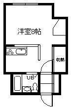ARTE618(ワンルーム/3階)の間取り写真