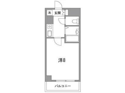 COCO GURANS MARUBISHI(1K/3階)の間取り写真