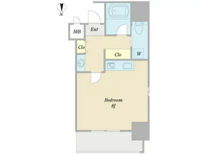 ル・ブルー鶴舞(1K/9階)の間取り写真