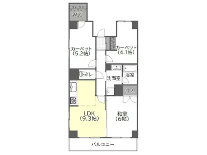 DORPHドルフ(3SLDK/3階)の間取り写真