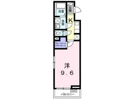 ポート アリエッタ(1K/3階)の間取り写真