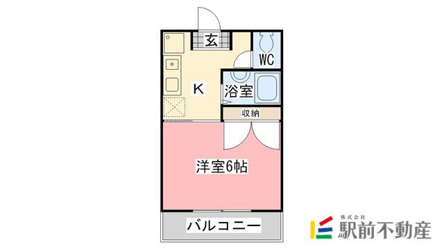 T-NEXUS SAGA(1K/1階)の間取り写真