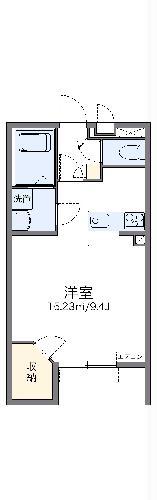 レオネクストタウンコートII(1K/3階)の間取り写真
