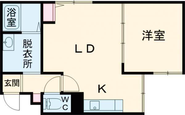RESPECT(1LDK/3階)の間取り写真