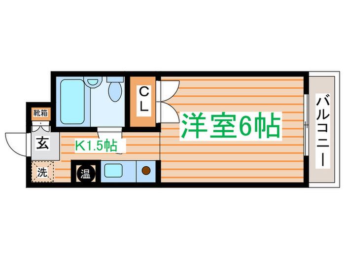 目白コンコルド(1K/3階)の間取り写真