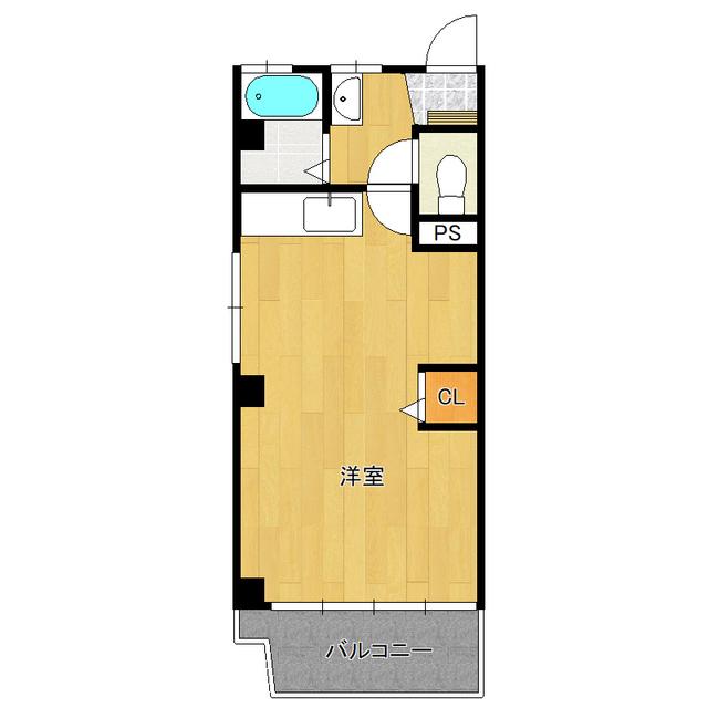 M‐BLDG(ワンルーム/3階)の間取り写真