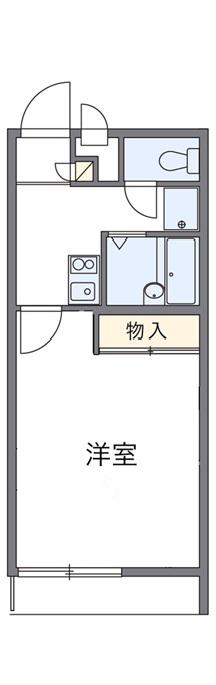 TSパレス(1K/1階)の間取り写真
