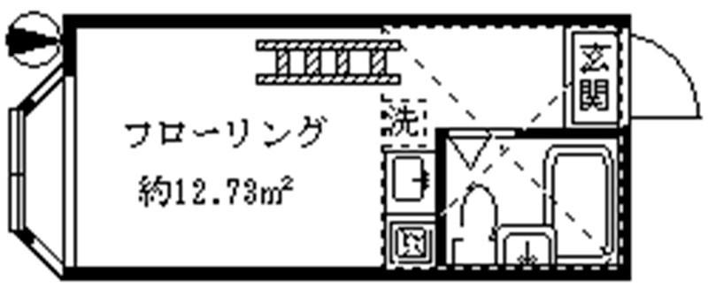 プラスパ志村I(ワンルーム/2階)の間取り写真
