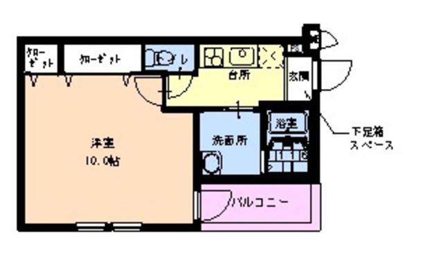 フジパレス神崎川3番館(1K/2階)の間取り写真